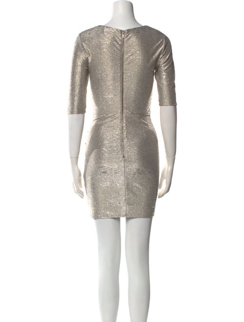 Alice + Olivia V-Neck Mini Dress