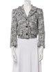 Alice + Olivia Nylon Tweed Pattern Blazer