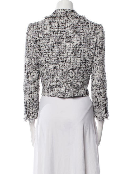 Alice + Olivia Nylon Tweed Pattern Blazer
