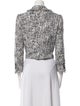 Alice + Olivia Nylon Tweed Pattern Blazer