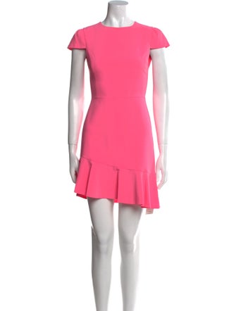 Alice + Olivia Crew Neck Mini Dress