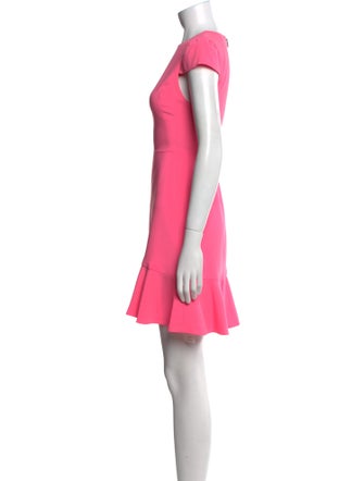 Alice + Olivia Crew Neck Mini Dress