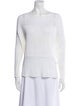 Alice + Olivia Linen Bateau Neckline Sweatshirt