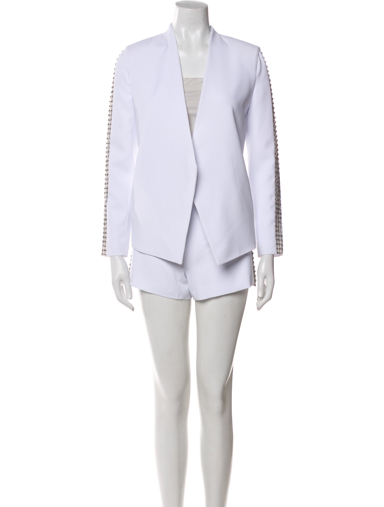 Alice + Olivia Pleated Accents Short Set