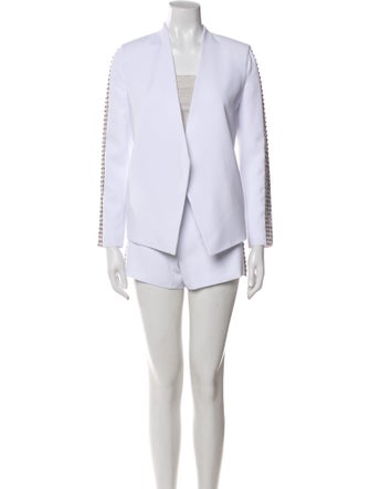 Alice + Olivia Pleated Accents Short Set