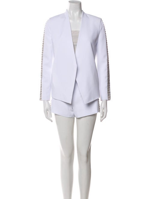 Alice + Olivia Pleated Accents Short Set