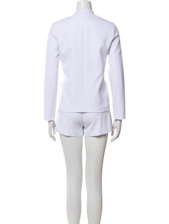 Alice + Olivia Pleated Accents Short Set