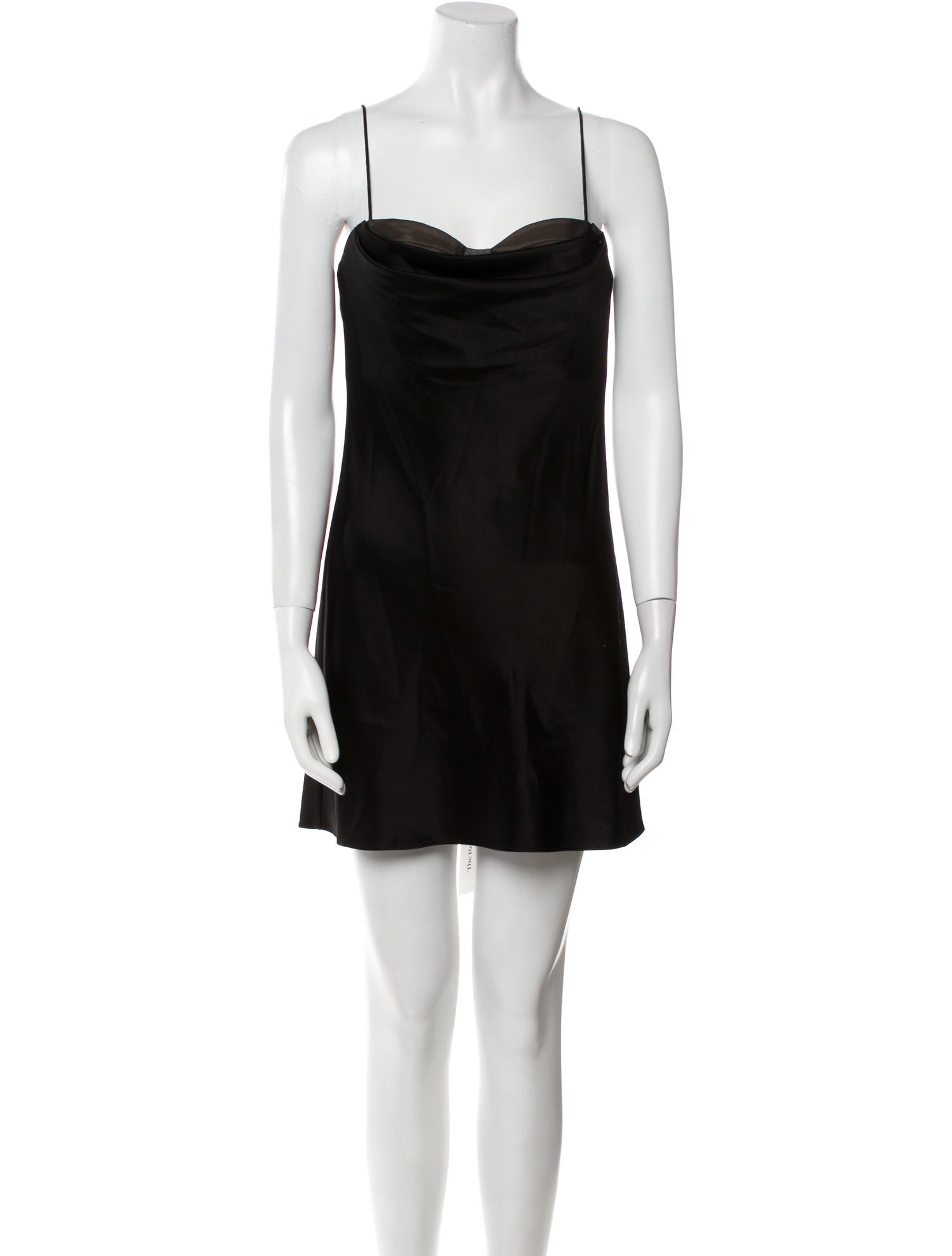 Alice + Olivia Cowl Neck Mini Dress