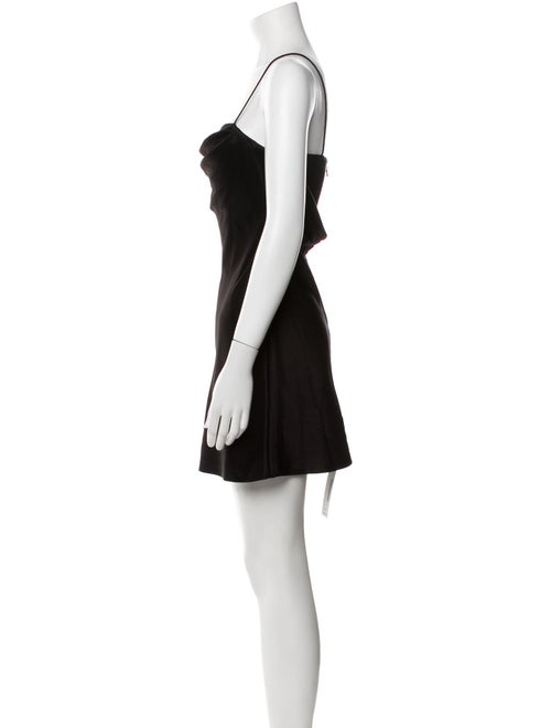 Alice + Olivia Cowl Neck Mini Dress