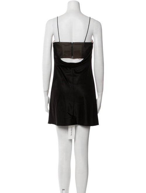 Alice + Olivia Cowl Neck Mini Dress