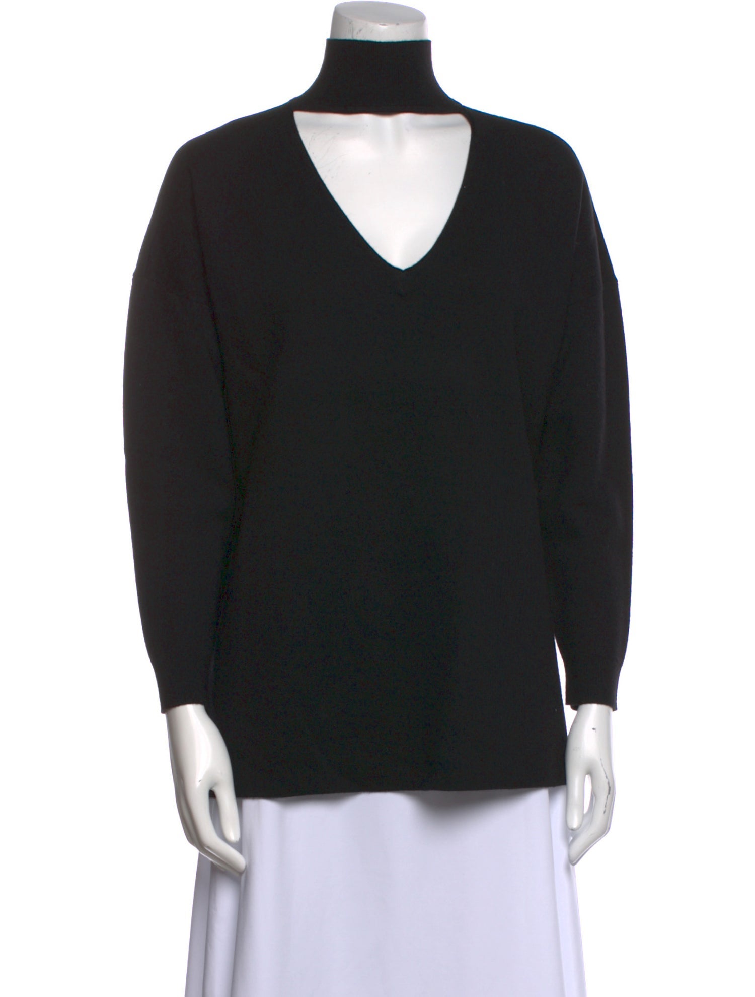 Alice + Olivia V-Neck Long Sleeve Sweatshirt