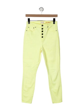 Alice + Olivia High-Rise Straight Leg Jeans