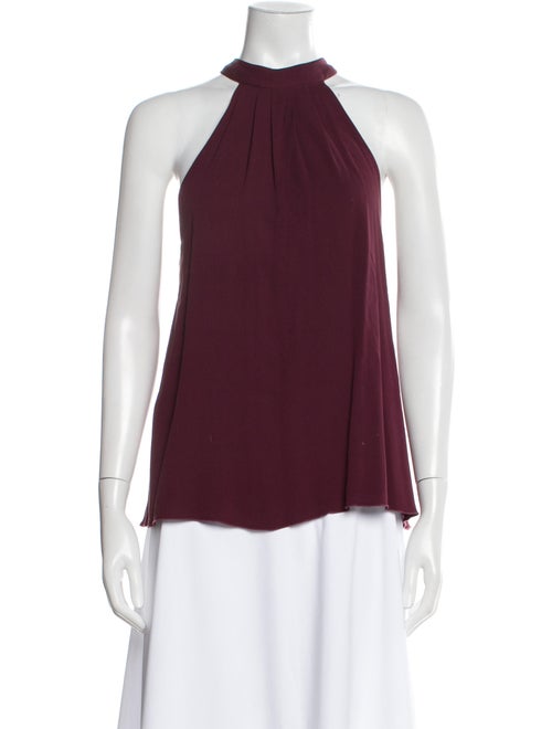 Alice + Olivia Silk Halterneck Blouse