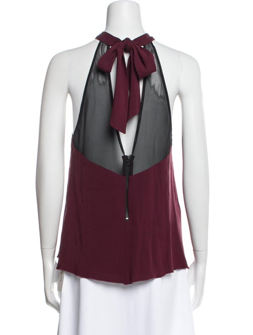 Alice + Olivia Silk Halterneck Blouse