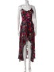 Alice + Olivia Floral Print Long Dress
