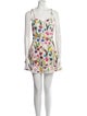Alice + Olivia Floral Print Mini Dress