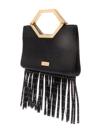 Alice + Olivia Leather Top Handle Bag