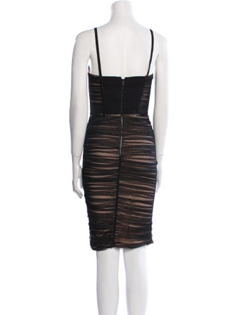 Alice + Olivia Square Neckline Knee-Length Dress