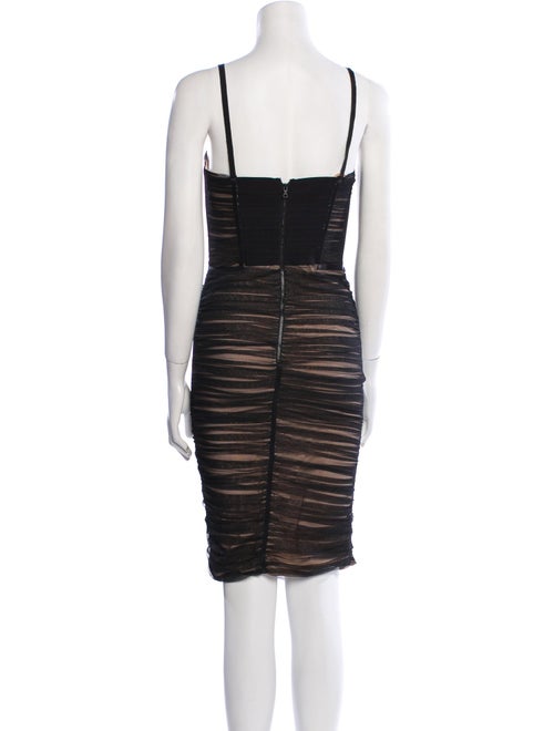 Alice + Olivia Square Neckline Knee-Length Dress