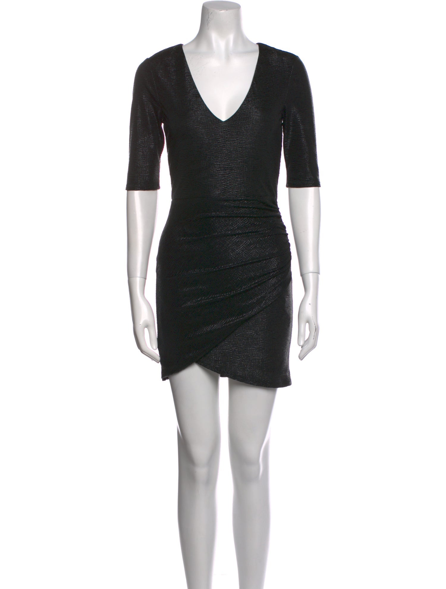 Alice + Olivia V-Neck Mini Dress