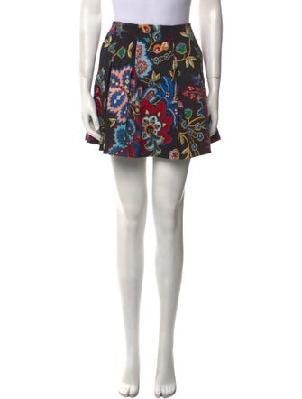 Alice + Olivia Printed Mini Skirt
