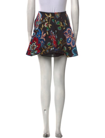 Alice + Olivia Printed Mini Skirt