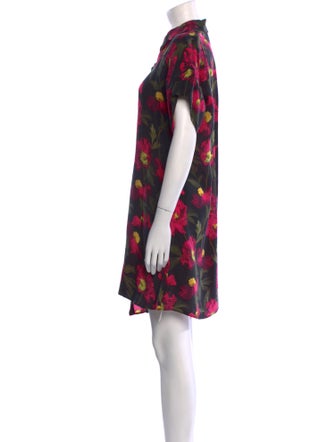 Alice + Olivia Floral Print Mini Dress