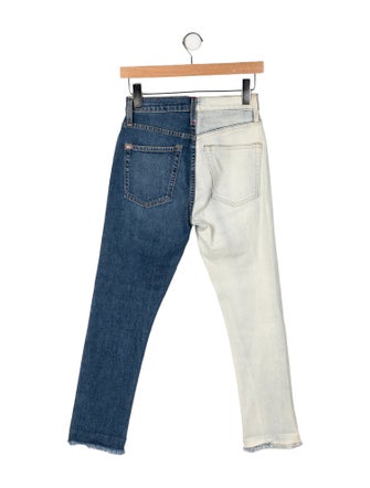 Alice + Olivia Mid-Rise Skinny Leg Jeans