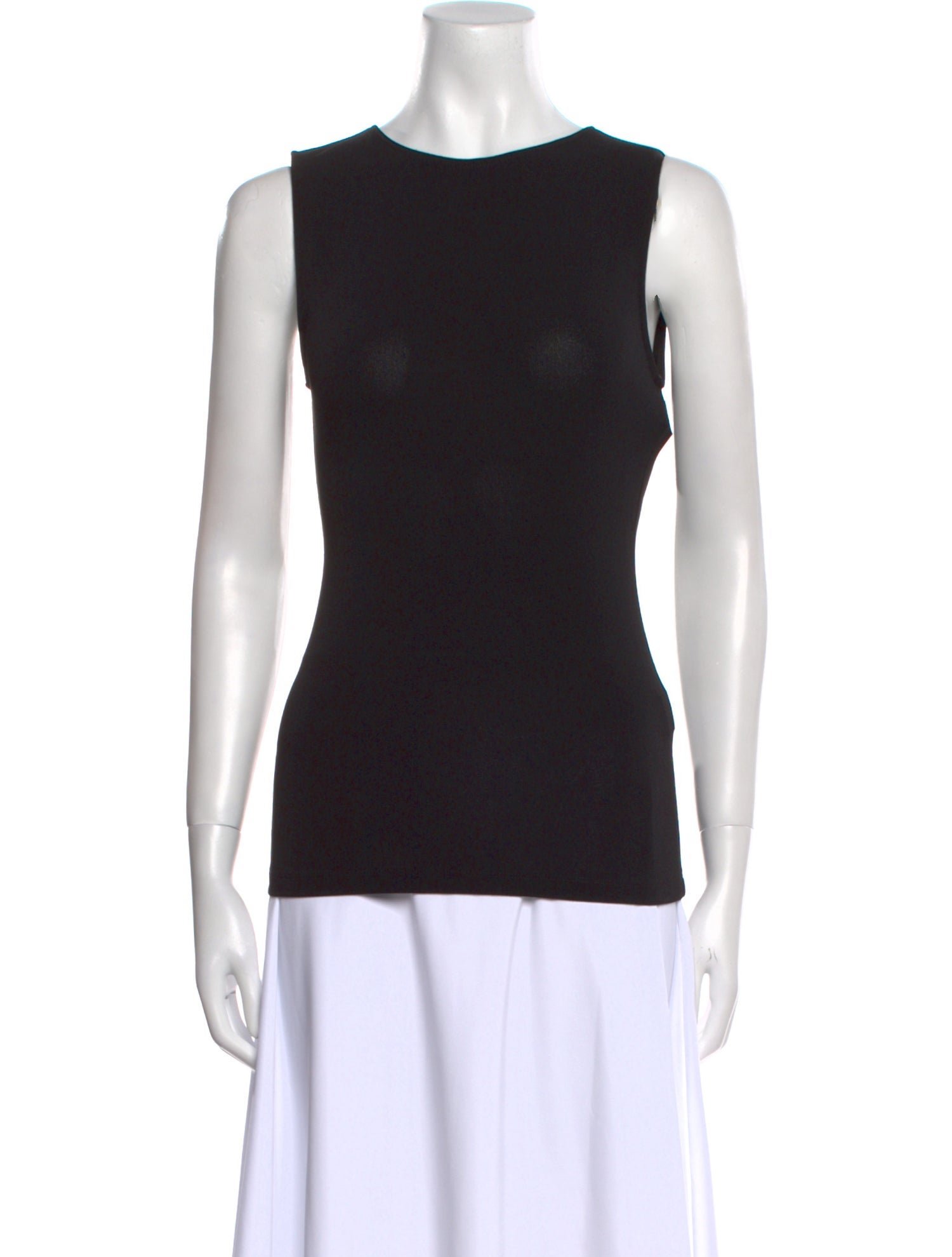 Alice + Olivia Crew Neck Sleeveless Top