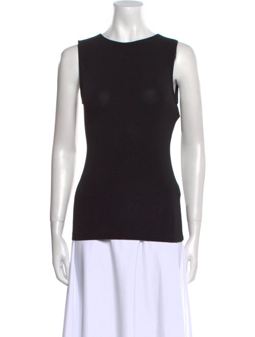 Alice + Olivia Crew Neck Sleeveless Top