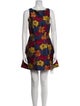 Alice + Olivia Floral Print Mini Dress