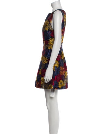 Alice + Olivia Floral Print Mini Dress