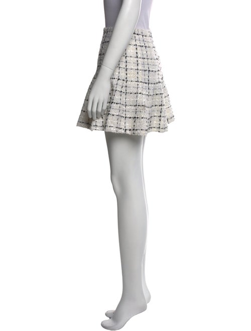 Alice + Olivia Tweed Pattern Mini Skirt