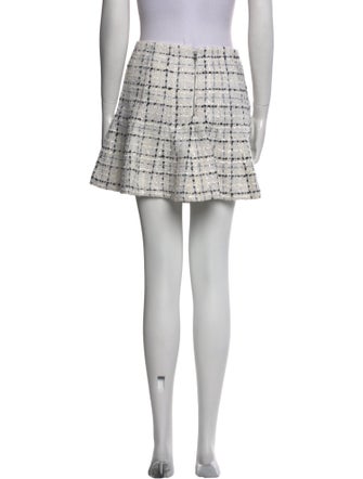 Alice + Olivia Tweed Pattern Mini Skirt