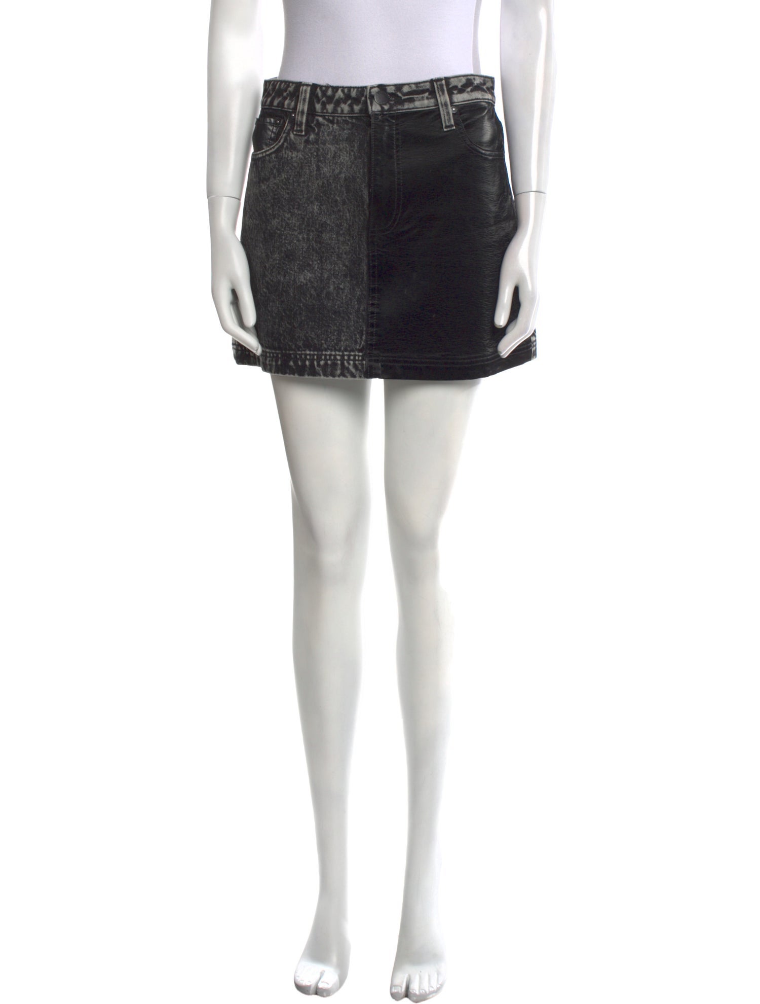 Alice + Olivia Crystal Embellishments Mini Skirt