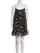 Alice + Olivia Floral Print Mini Dress