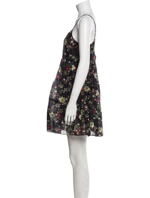 Alice + Olivia Floral Print Mini Dress