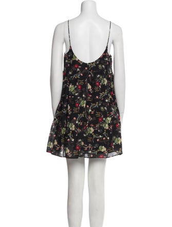 Alice + Olivia Floral Print Mini Dress