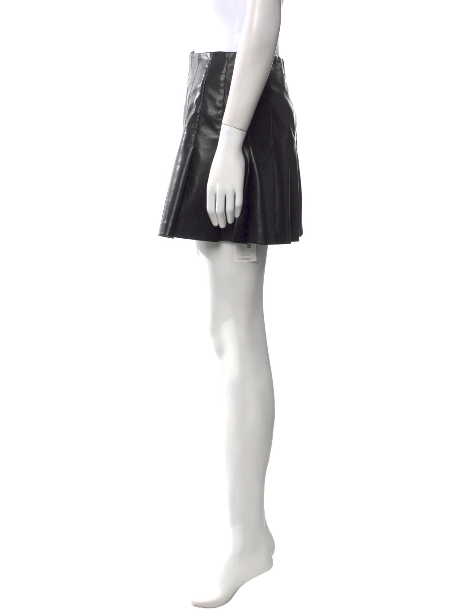 Alice + Olivia Pleated Accents Mini Skirt