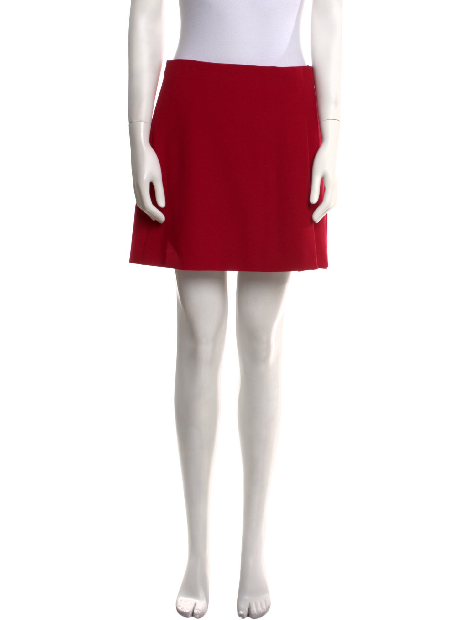 Alice + Olivia Pleated Accents Mini Skirt