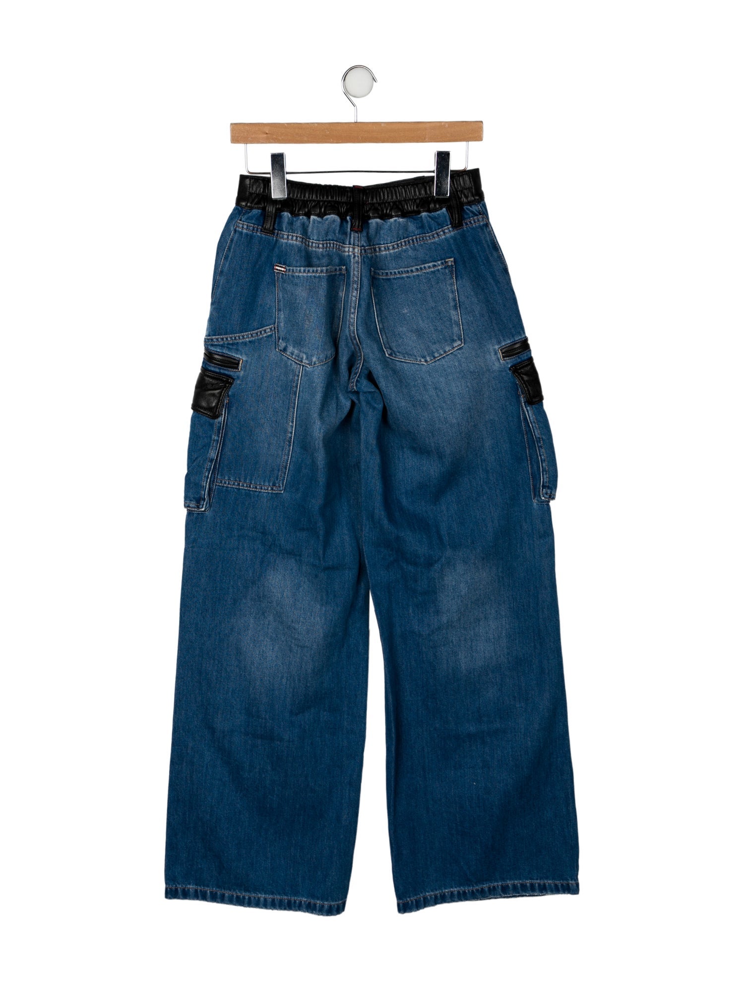 Alice + Olivia Mid-Rise Wide Leg Jeans