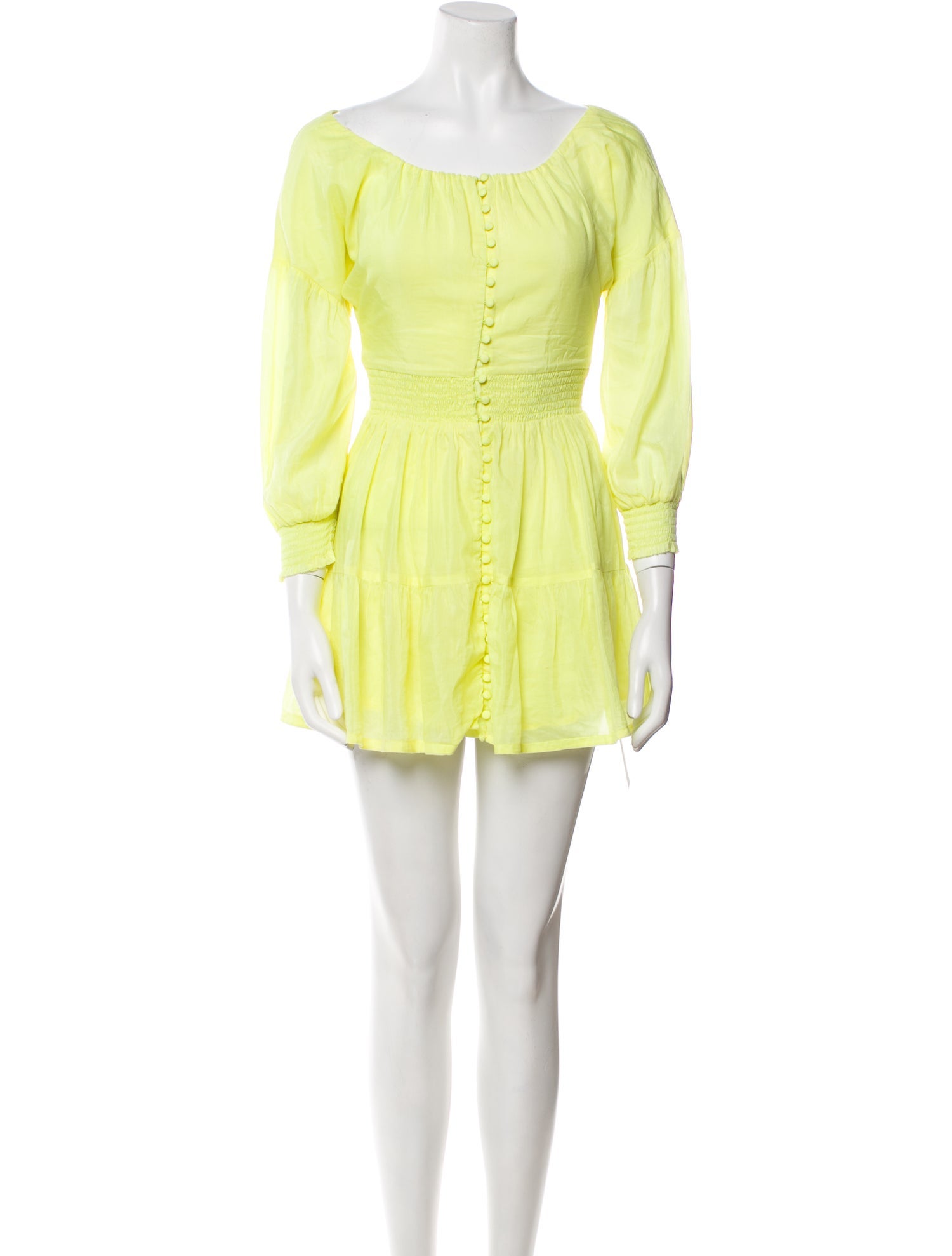 Alice + Olivia Scoop Neck Mini Dress