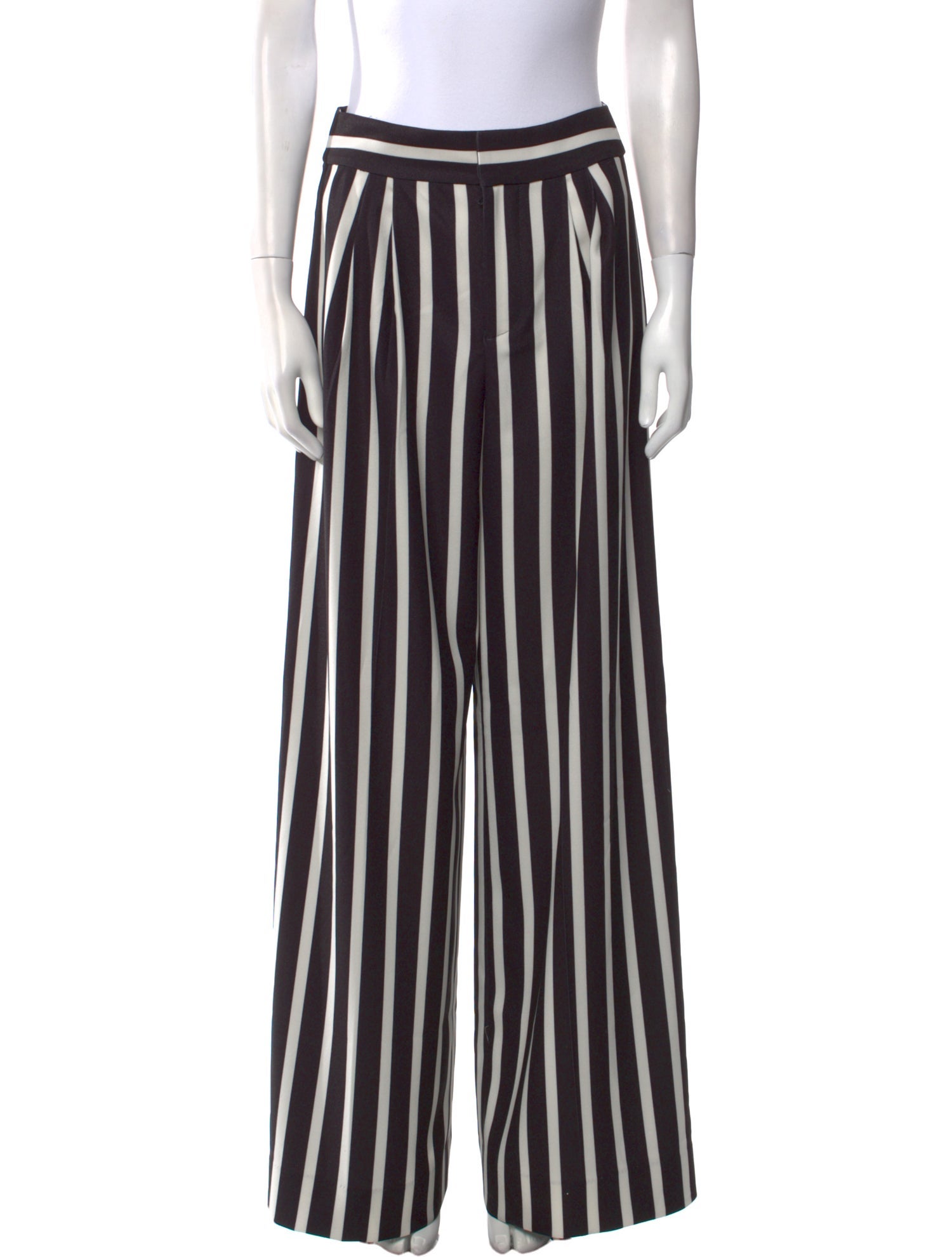 Alice + Olivia Striped Wide Leg Pants