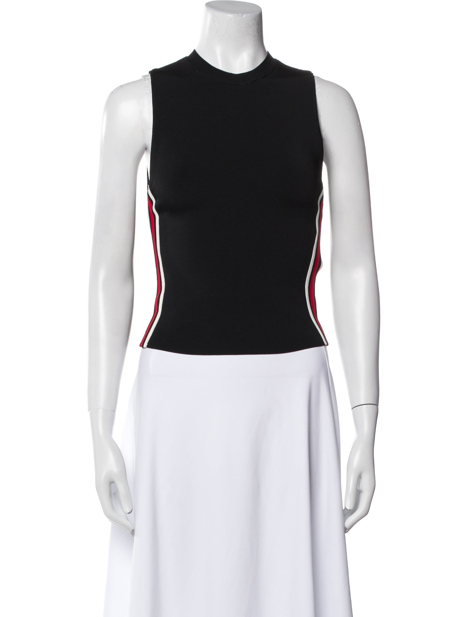 Alice + Olivia Crew Neck Sleeveless Crop Top w/ Tags