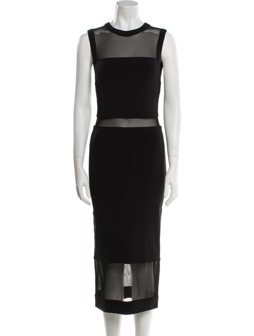Alice + Olivia Nylon Midi Length Dress