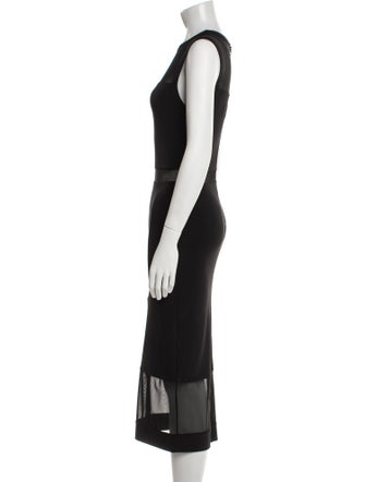 Alice + Olivia Nylon Midi Length Dress