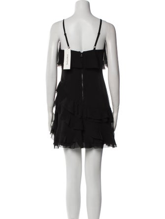Alice + Olivia V-Neck Mini Dress