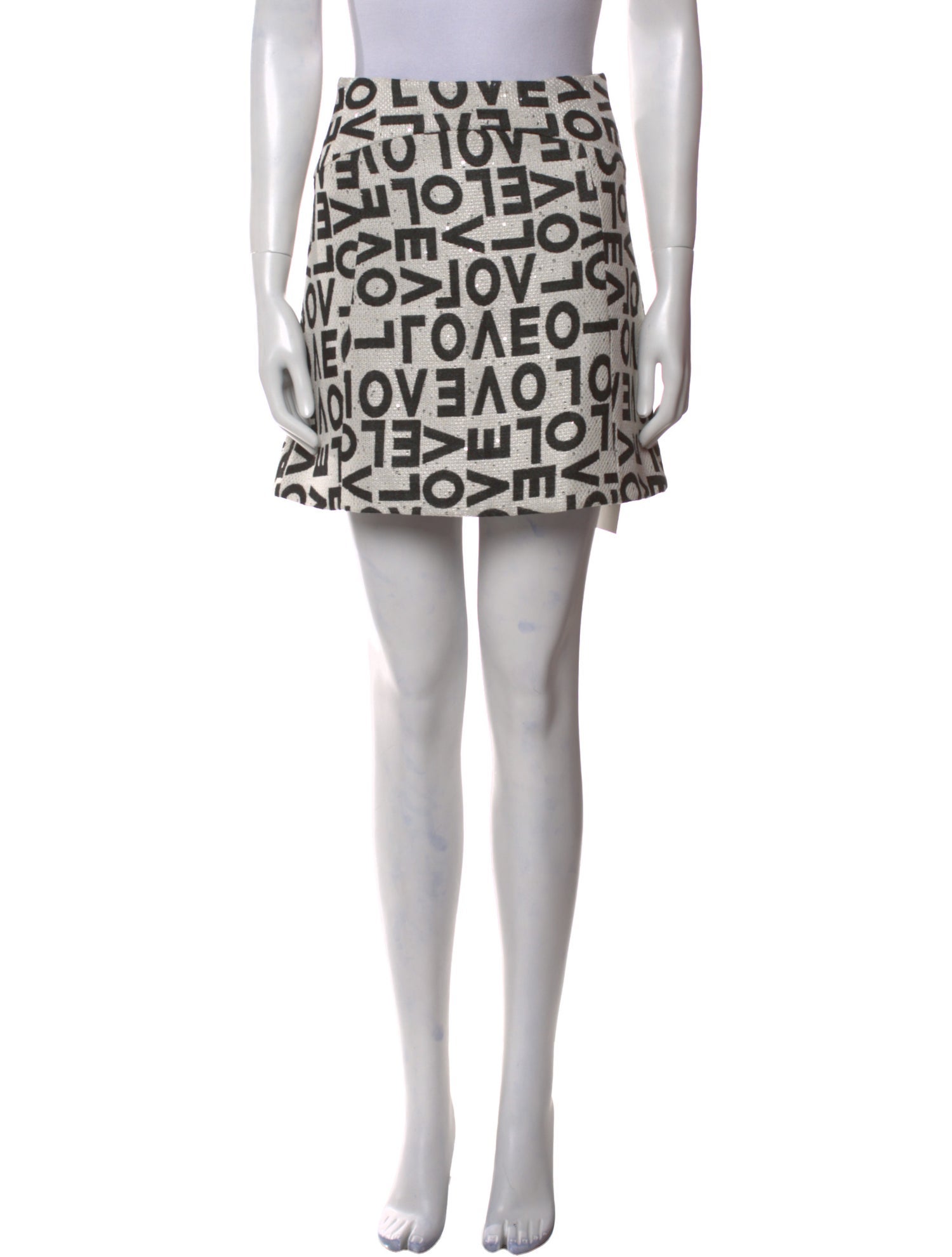 Alice + Olivia Printed Mini Skirt