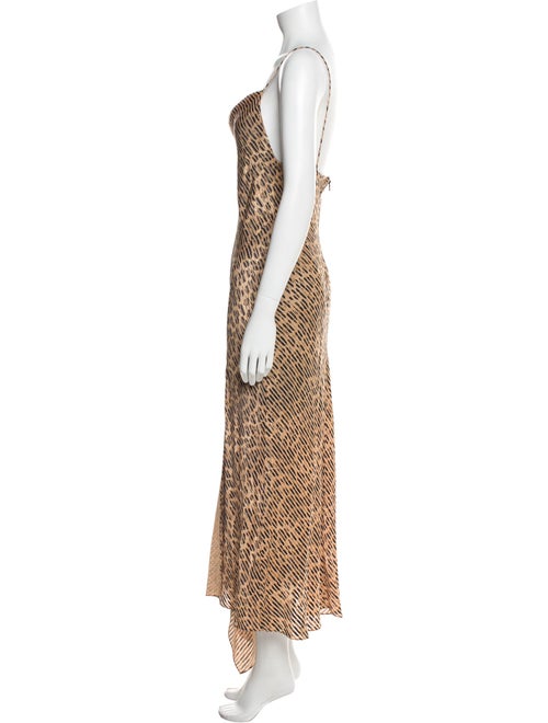 Alice + Olivia Animal Print Long Dress