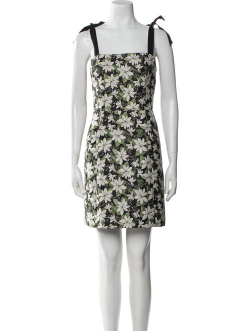 Alice + Olivia Floral Print Mini Dress